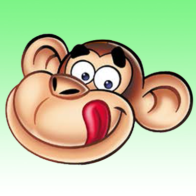 Ilustração do macaco personagem dos Biscoitos Passatempo